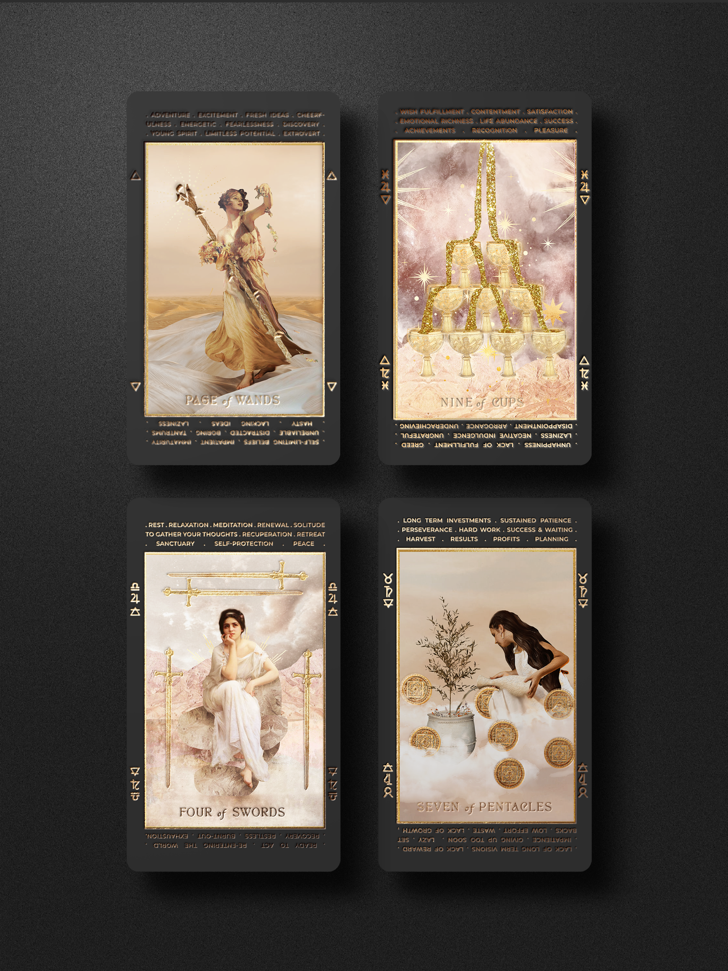 ST SOLEIL - Wholesale Tarot/Oracle Card - Lucid Dreams Beginners Tarot Deck EDIV, Black Eclipse15