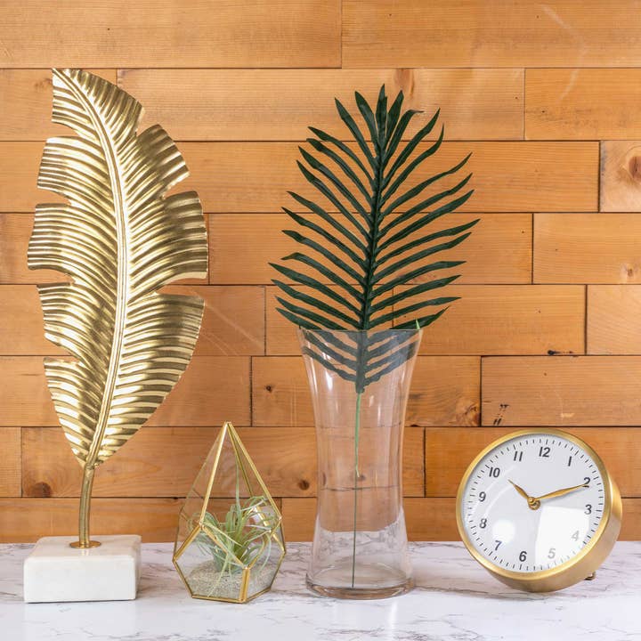 Portofino International Trading, USA - Wholesale Artificial Plant - Artificial Feather Palm Leaves - 21 Inches - Pack of 121