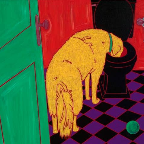 "Drinking Problem" - Limited Edition Matted Print for wholesale by Angela Bond Art