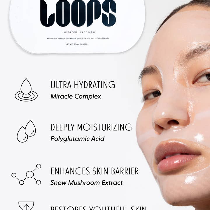 LOOPS - Wholesale Skincare Face Mask - The Total Loop: Dew Cloud1