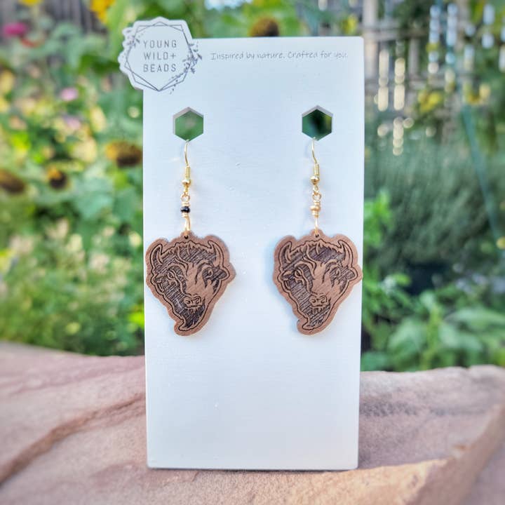 Cheyenne South High School Logo Oorbellen voor wholesale door Young Wild Bee