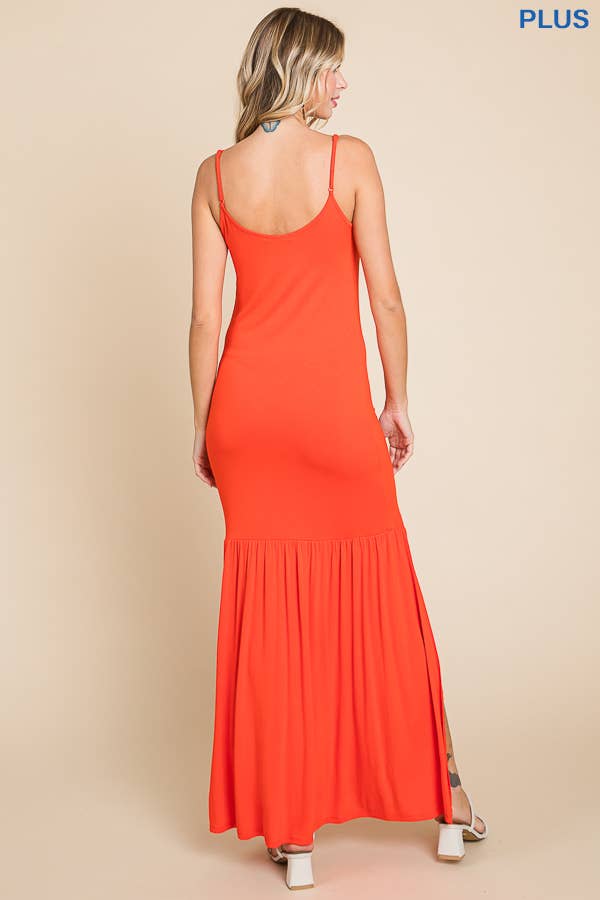 Culture Code - Wholesale Dress - Women's - CAD1036X - CAMI MAXI DRESS OPEN SLIT22