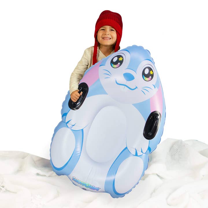 Inflatable Snow Bunny Snow Sled SnowCandy for wholesale by PoolCandy