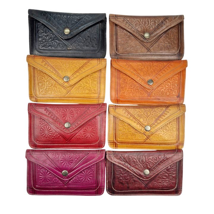 Carteira de couro feminina por atacado de Marrakech Crafts