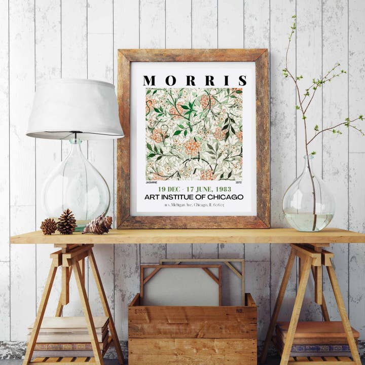 Magnifique Hearts – Engroshandel Kunsttryk – William Morris kunsttryk - Cray og Jasmin mønster design1