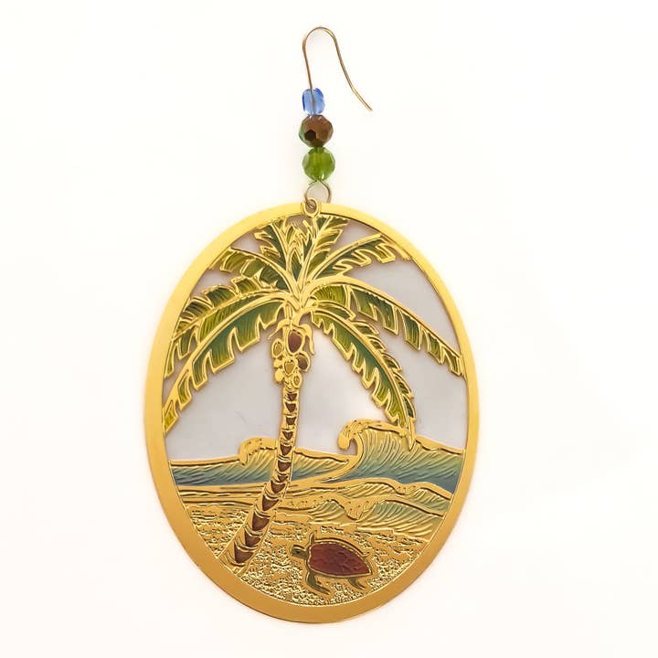 Oval Island Ornament for wholesale by Leighton Lam Designs