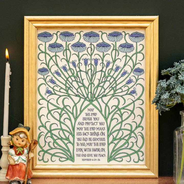 The Blessing Art Print - Numbers 6 (ESV) for wholesale by Little Things Studio