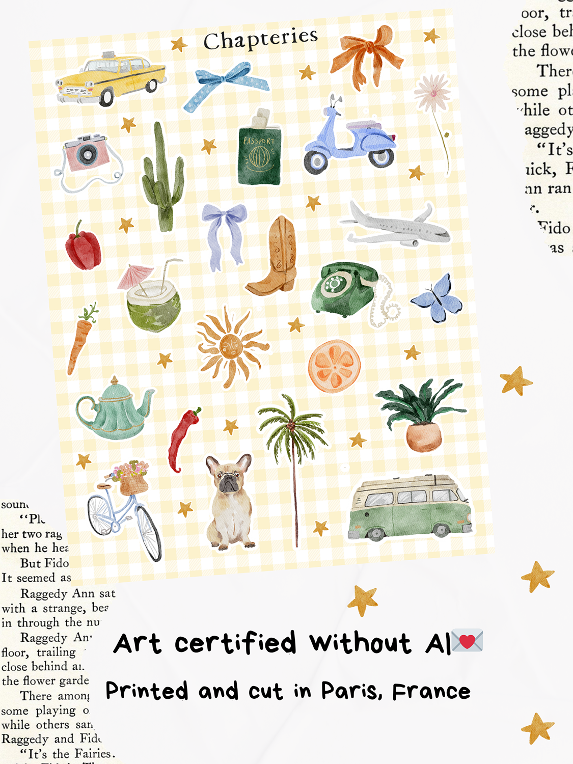 Chapteries - Wholesale Sticker - Sticker sheet - Summer - S-2691