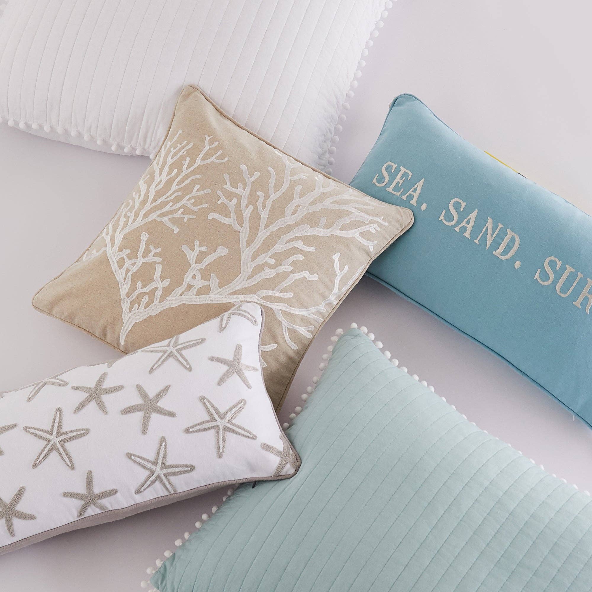 Levtex Home - Wholesale Bedding Pillowcase/Sham - Pom Pom White Standard Sham3