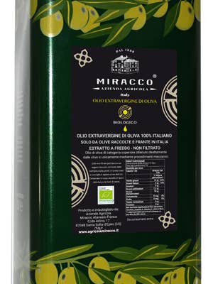 Azeite Virgem Extra - Biológico - Italiano em 5 L por atacado de Miracco Atanasio Franco