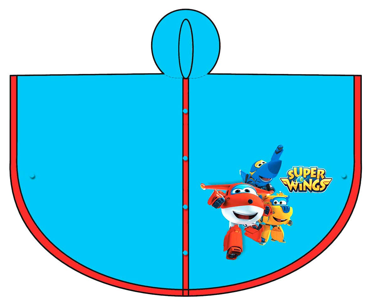 Mastoys, S.L. - Wholesale Raincoat - Kids - Super Wings raincoat poncho - 946580