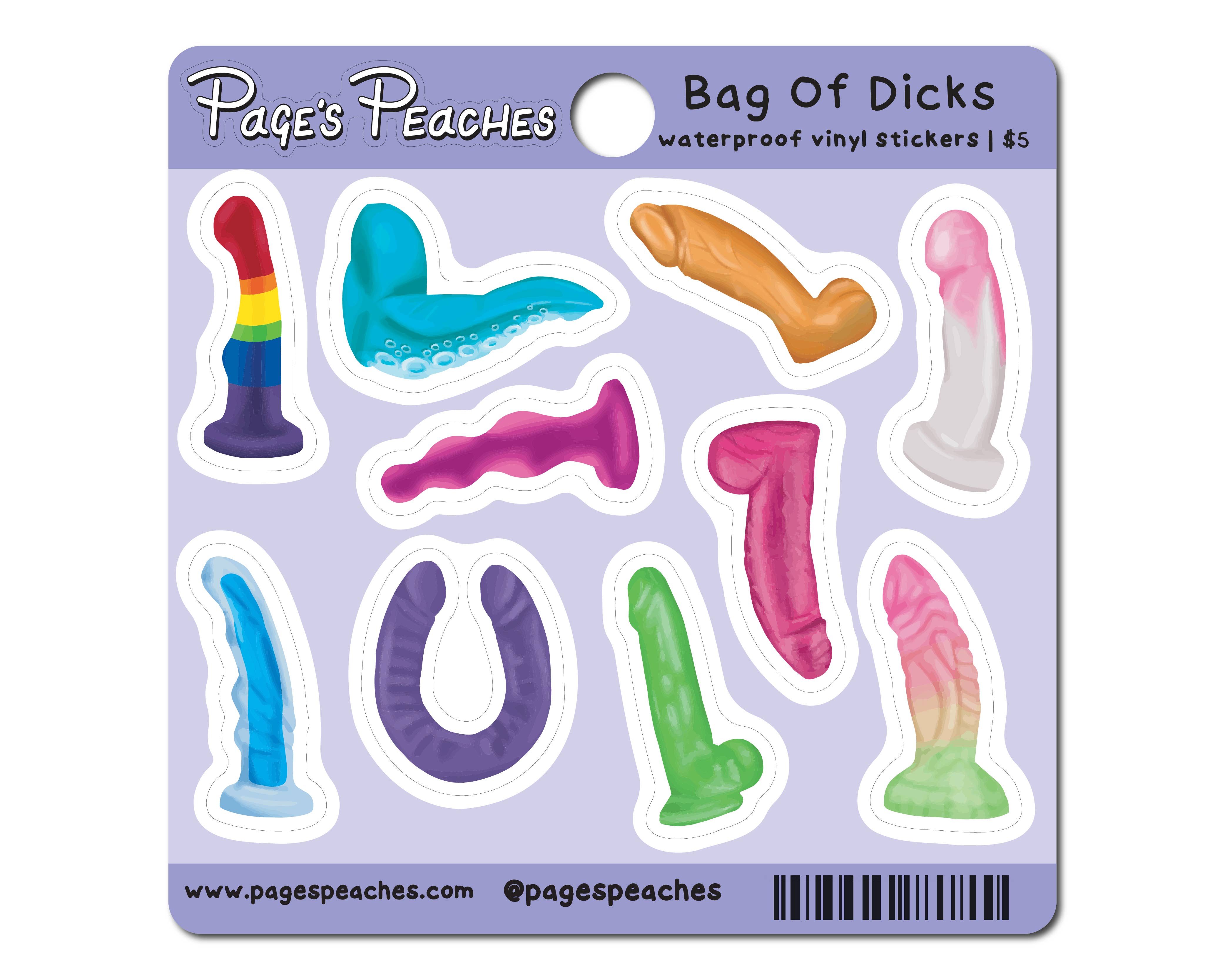 Page's Peaches - Wholesale Gag Gift/Novelty Gift - Bag of Mini Dicks