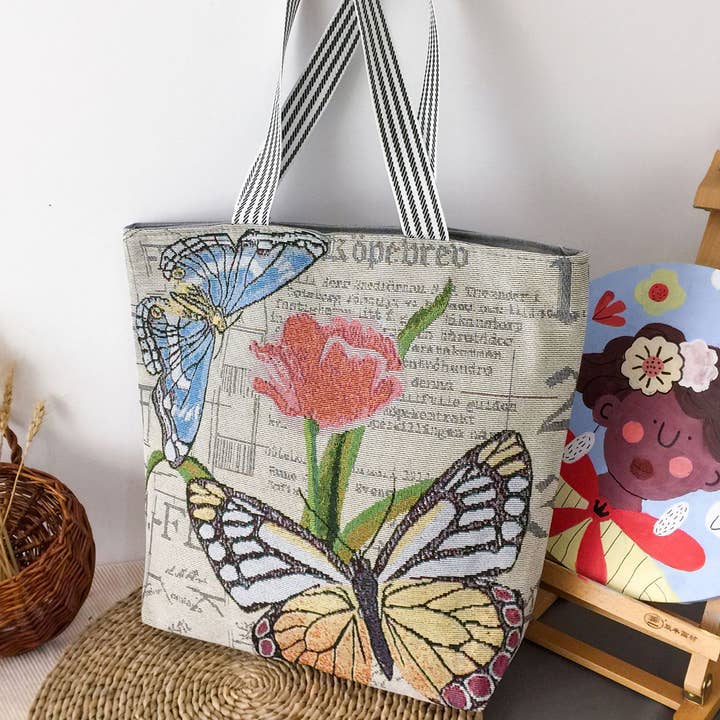 LARGE CAPACITY ETHNIC STYL CANVAS SHOULDER TOTE BAG_CWAB1670 and other Purchase Wholesale maika bags. Free Returns & Net 60 Terms on Faire trending on Faire.