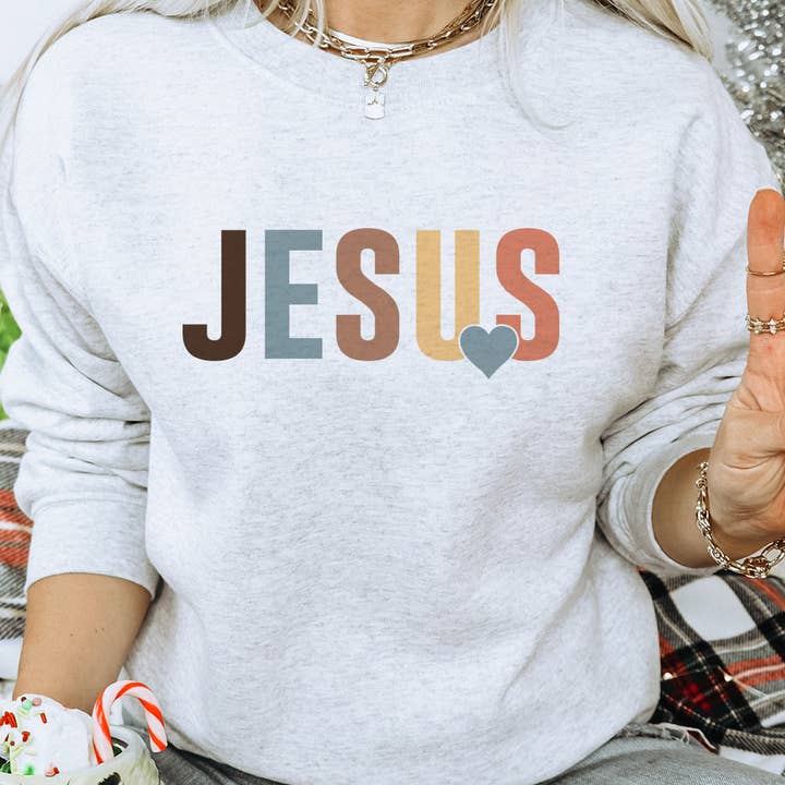 Jesus Heart - Felpa cristiana pasquale per la vendita all'ingrosso da parte di House Of Rodan