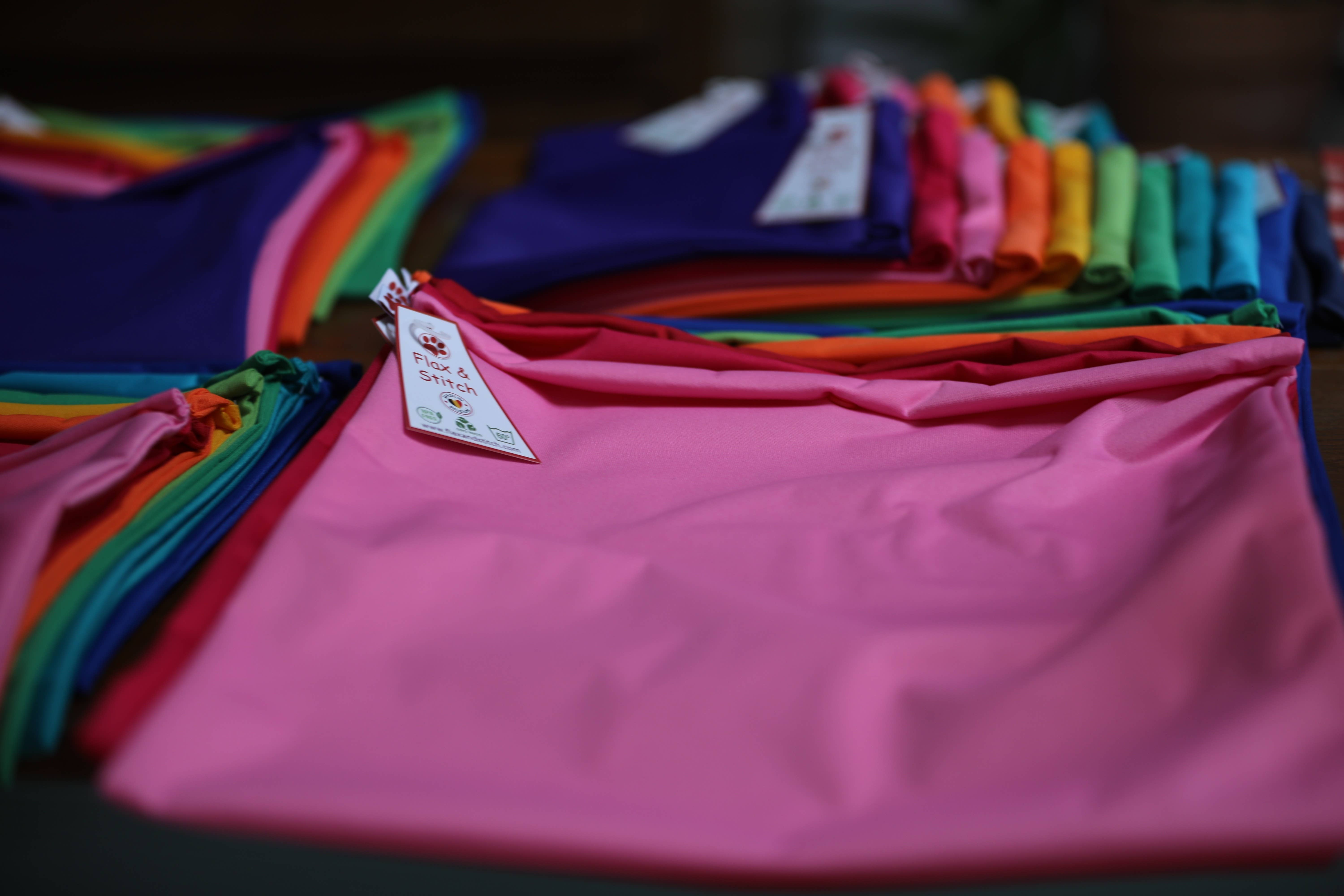 FLAX & STITCH - Wholesale Food Storage Wrap/Bag - Flaxie Freeze : Moyen - LIME GREEN1