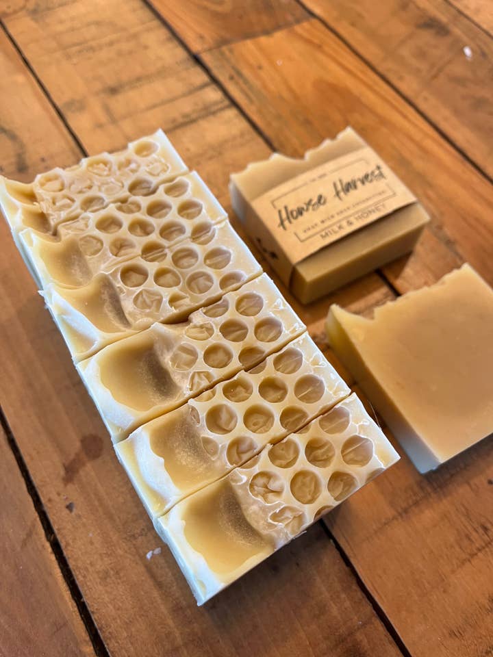 Goat Milk & Honey Soap — Gentle, Unscented Natural Bar for wholesale by Howse Harvest
