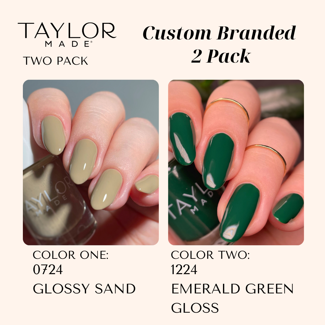 Taylor Made Polish – wholesale Nail polish – Custom Nail Polish: 2 Pack Long-wearing + Vegan + Non-toxic109