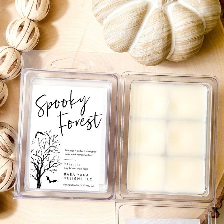 Baba Yaga Designs LLC - Wholesale Wax Melt - Spooky Forest Soy Wax Melts Witchy Spiritual Autumn Fall1