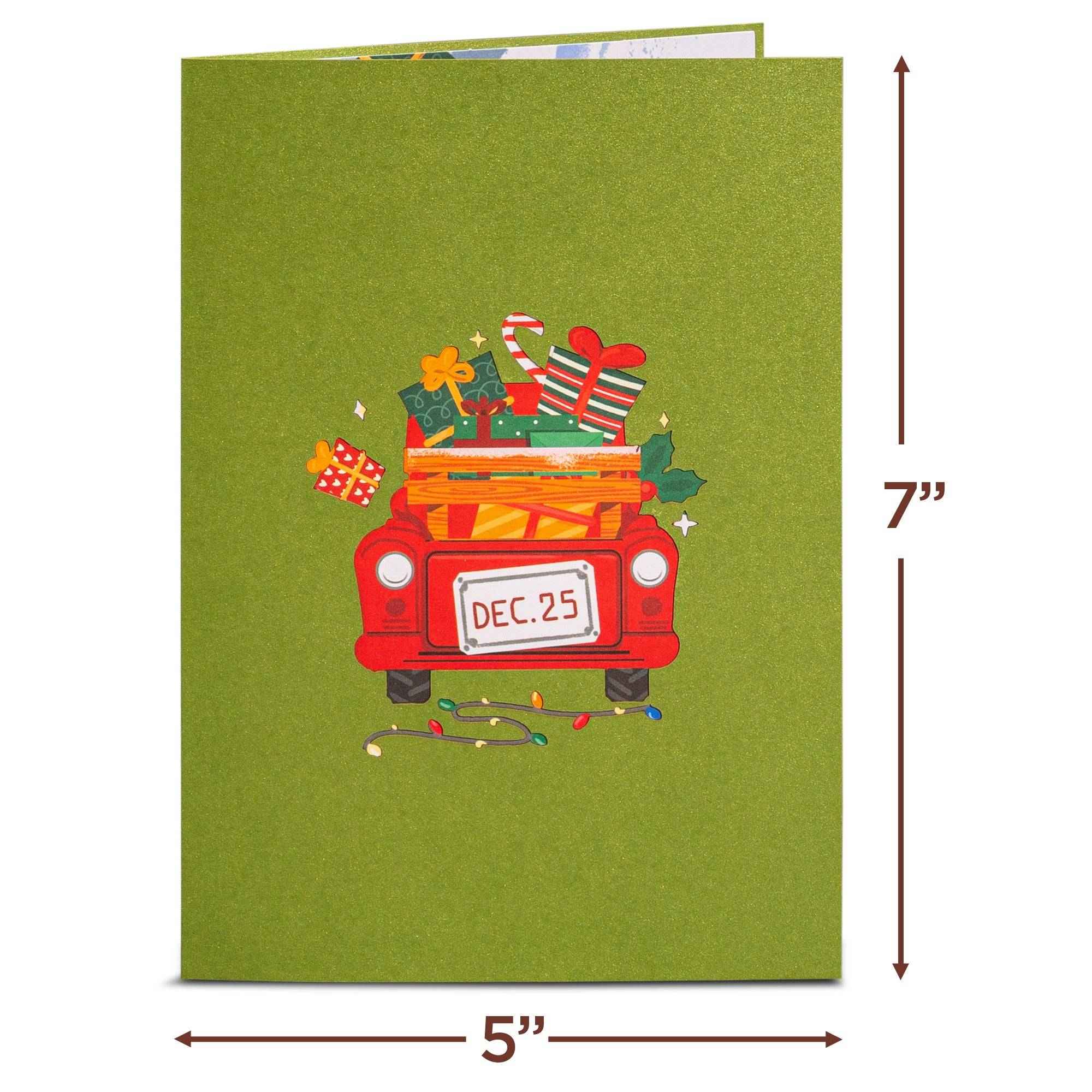 Paper Love - Wholesale Christmas Card - Christmas Car Pop Up Card1