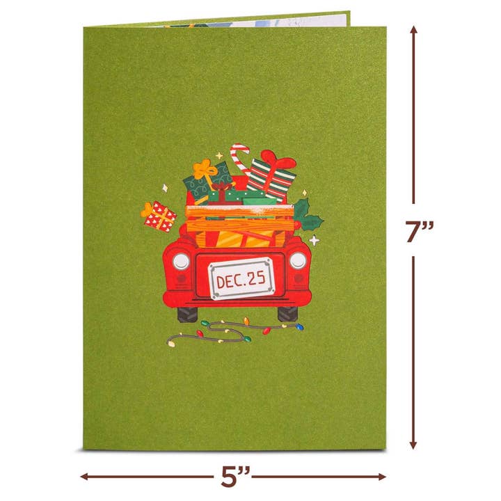 Paper Love - Wholesale Christmas Card - Christmas Car Pop Up Card1