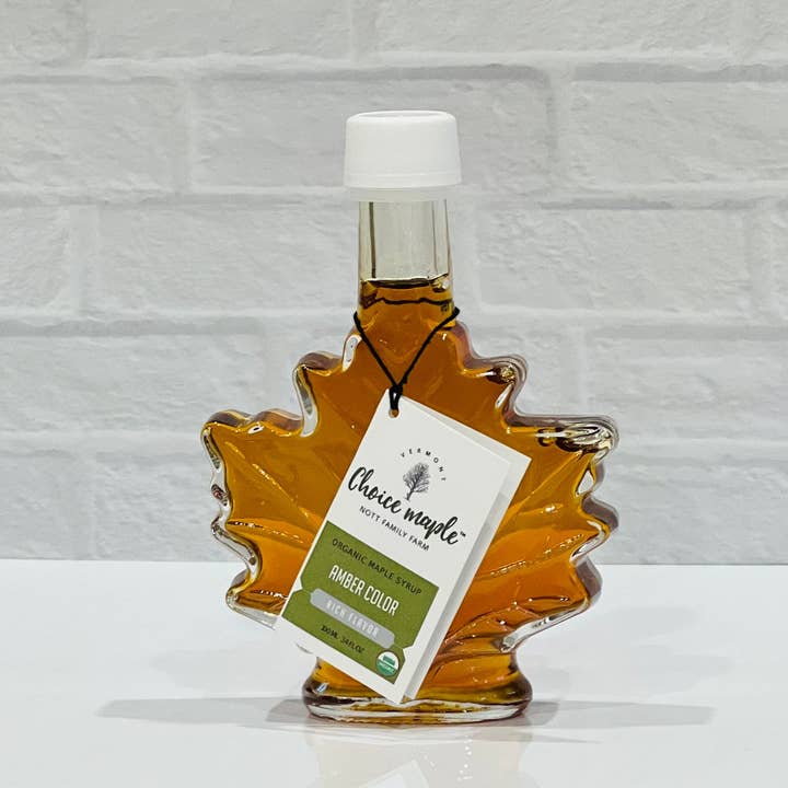 Choice Maple - Wholesale Maple Syrup - Organic Maple Syrup, 12 Case Glass Leaf2