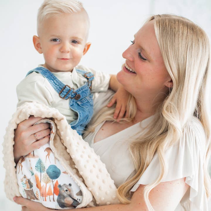 Honey Lemonade- Minky Baby Blankets and Gifts – wholesale Filtar – Barn och baby – Baby & småbarn Minkyfilt - Förtrollad skog2