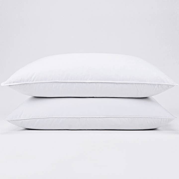 Polycotton Hollowfibre Non-Allergenic Pillows, 2 Pack for wholesale by Linens Limited