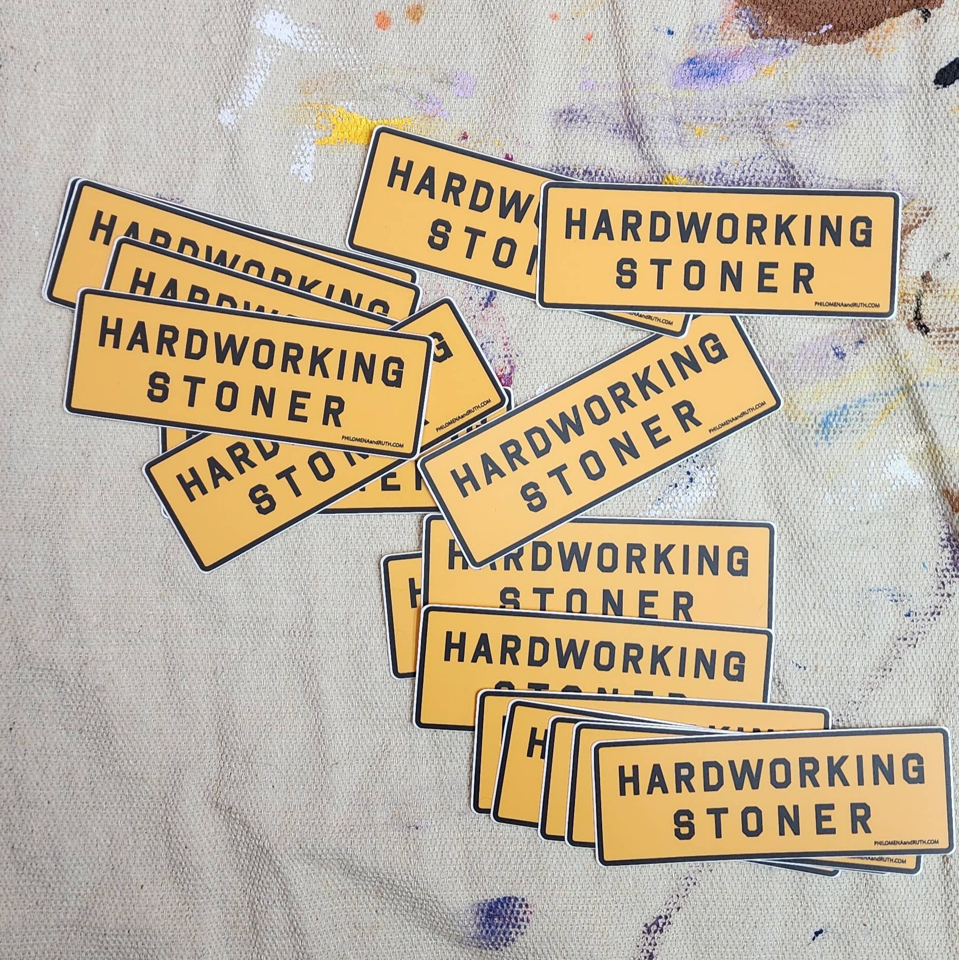 Hardworking Stoner - Wholesale Sticker - Hardworking Stoner - vinyl sticker5