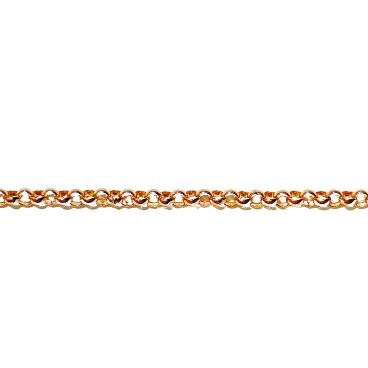 Catena riempita in oro rosa 14 kt M441 per la vendita all'ingrosso da parte di The Bead District