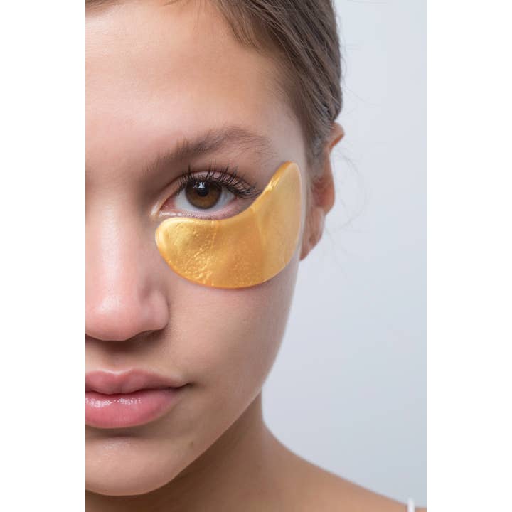 Beauty Kitchen – Großhandel Augenmasken – 24 Karat Nano-Goldkollagen-Gelmaske unter den Augen (mindestens 100 Etuis)