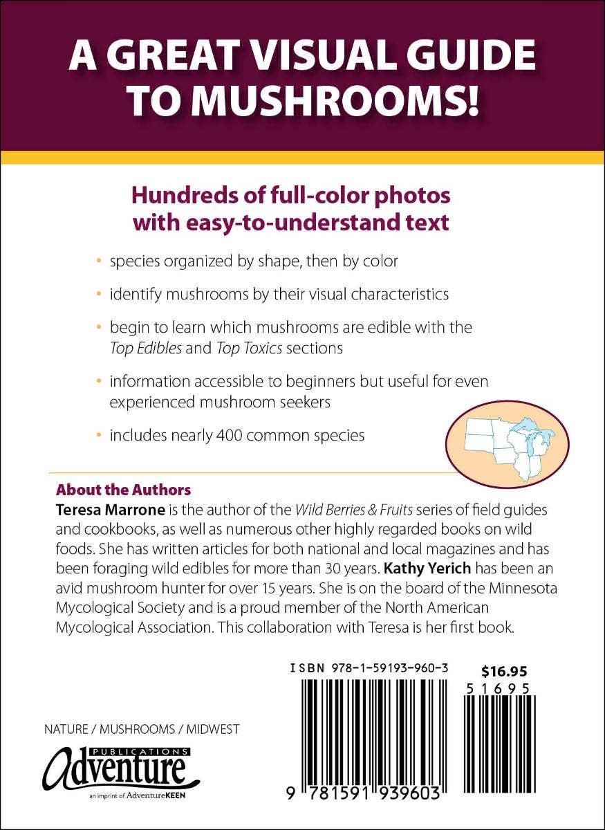 AdventureKEEN - Wholesale Nature & Outdoors - Mushrooms of Upper Midwest 2e1