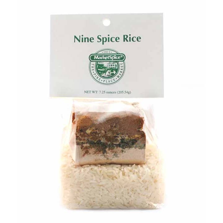 Nine Spice with Rice 7.25 oz Package for wholesale by MARKETSPICE