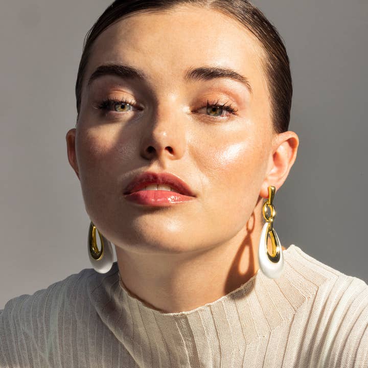 Luxenter – Großhandel Ohrhänger – Pendientes aus 18k Gelbgold - Humola2