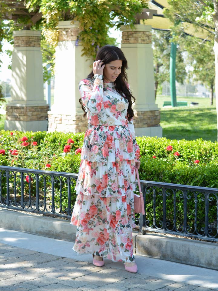 Sicily Floral Top for wholesale by Skirt Society