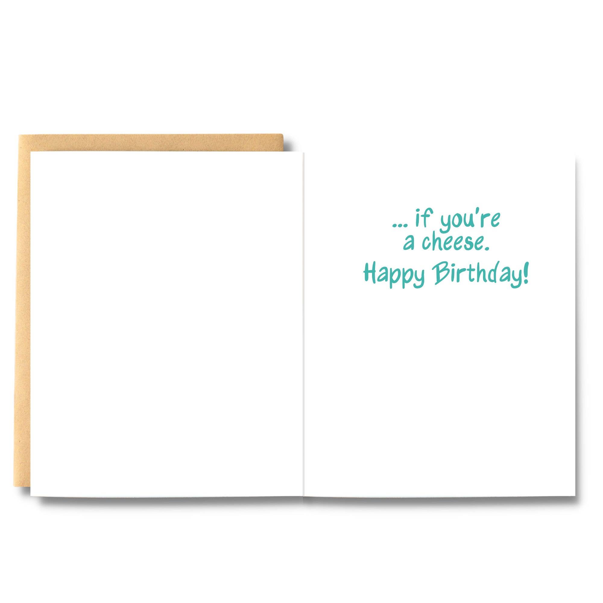 Salt & Paper - Wholesale Birthday Card - Age Matters, If You're A Cheese Card1