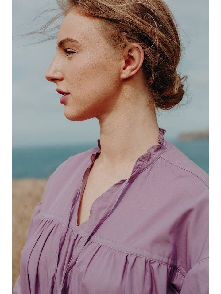 MANU-THELABEL - Wholesale Blouse – Women’s - LILA Organic Cotton Top4