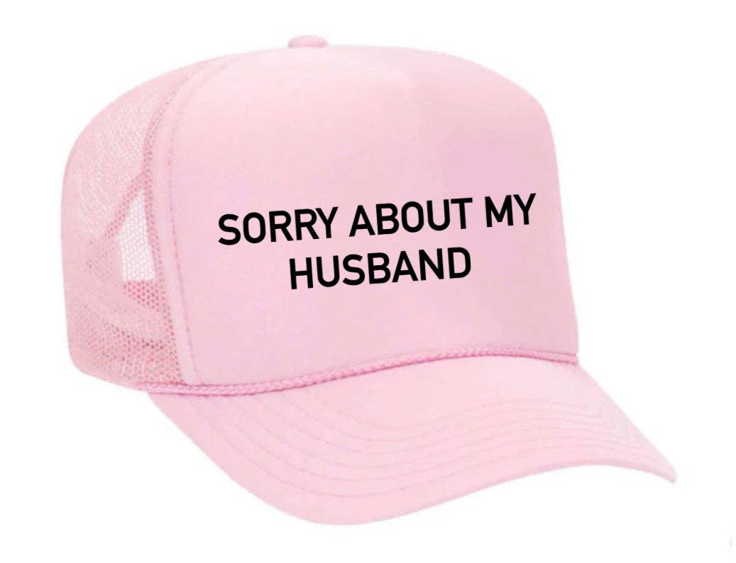 Inappropriate Trucker Hats - Wholesale Trucker Hat - Women's - Sorry About My Husband Trucker Hat12