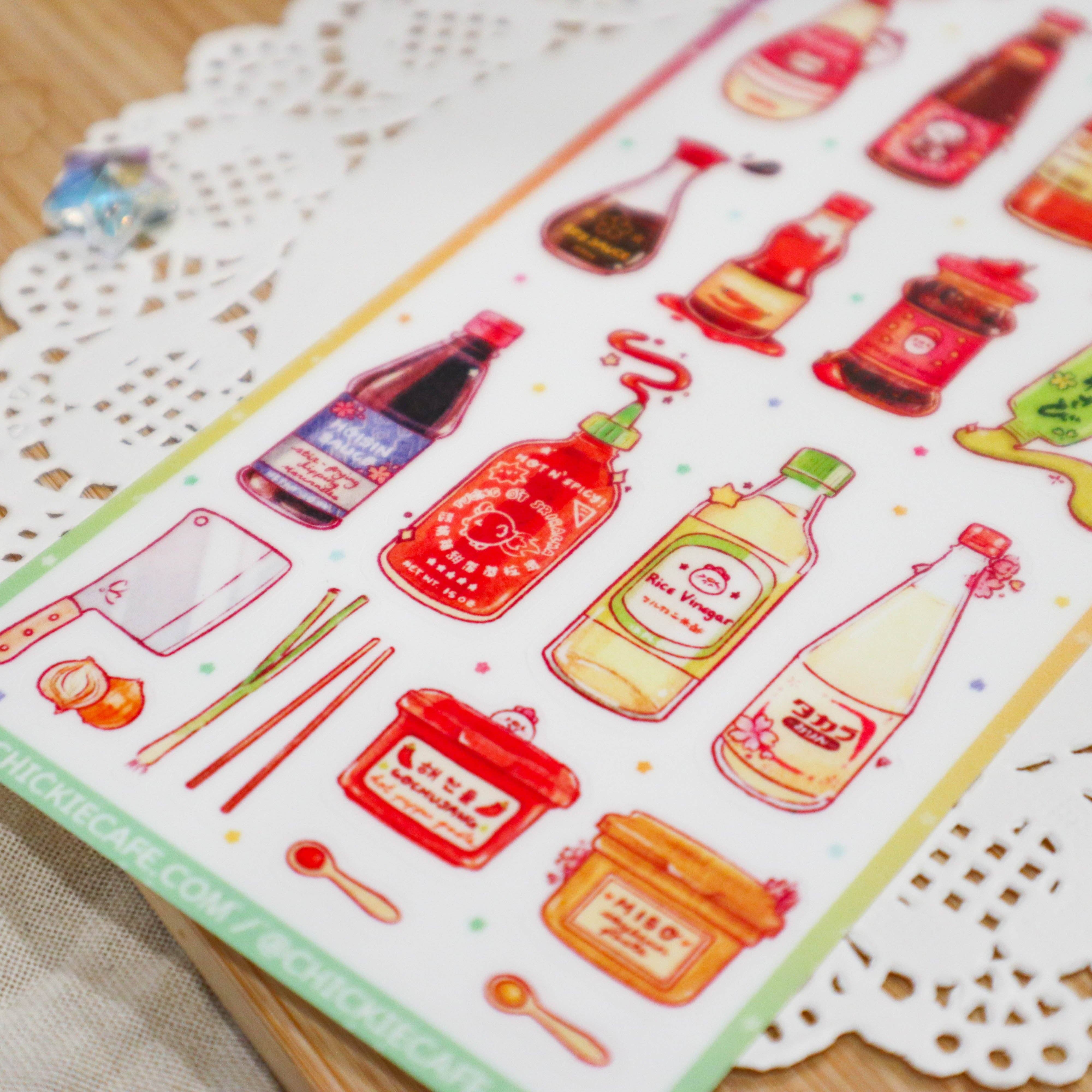 Chickie Cafe - Wholesale Sticker - Asian Must Haves Sticker Sheet1