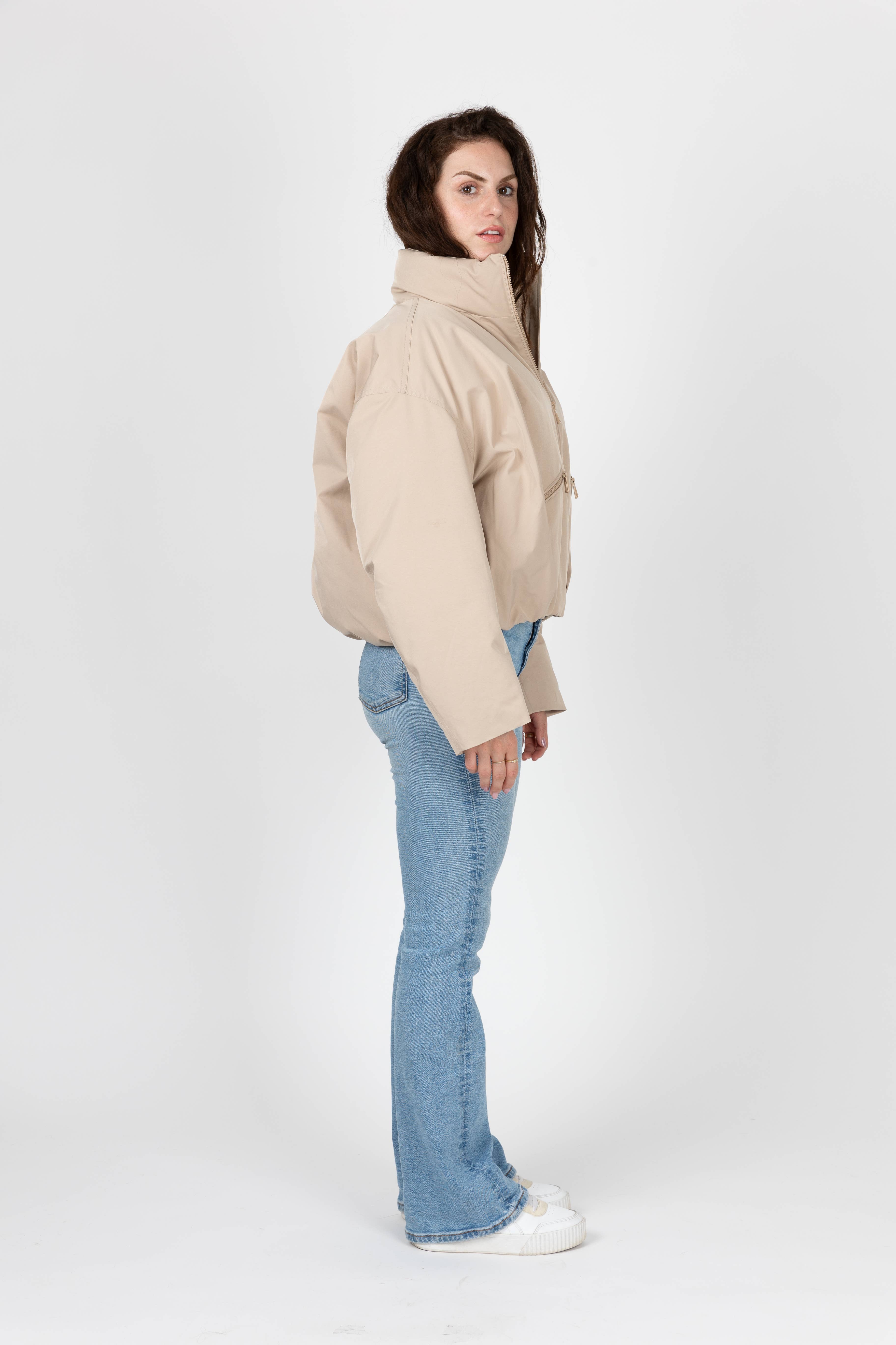 KZELL PARIS - Wholesale Raincoat - Women's - WATERPROOF BUBBLE-EFFECT JACKET1