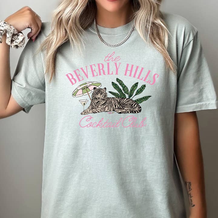 Bash - Wholesale Tunic - Women's - Beverly Hills, Graphic Apparel, Cocktail Club, Graphic Tee0