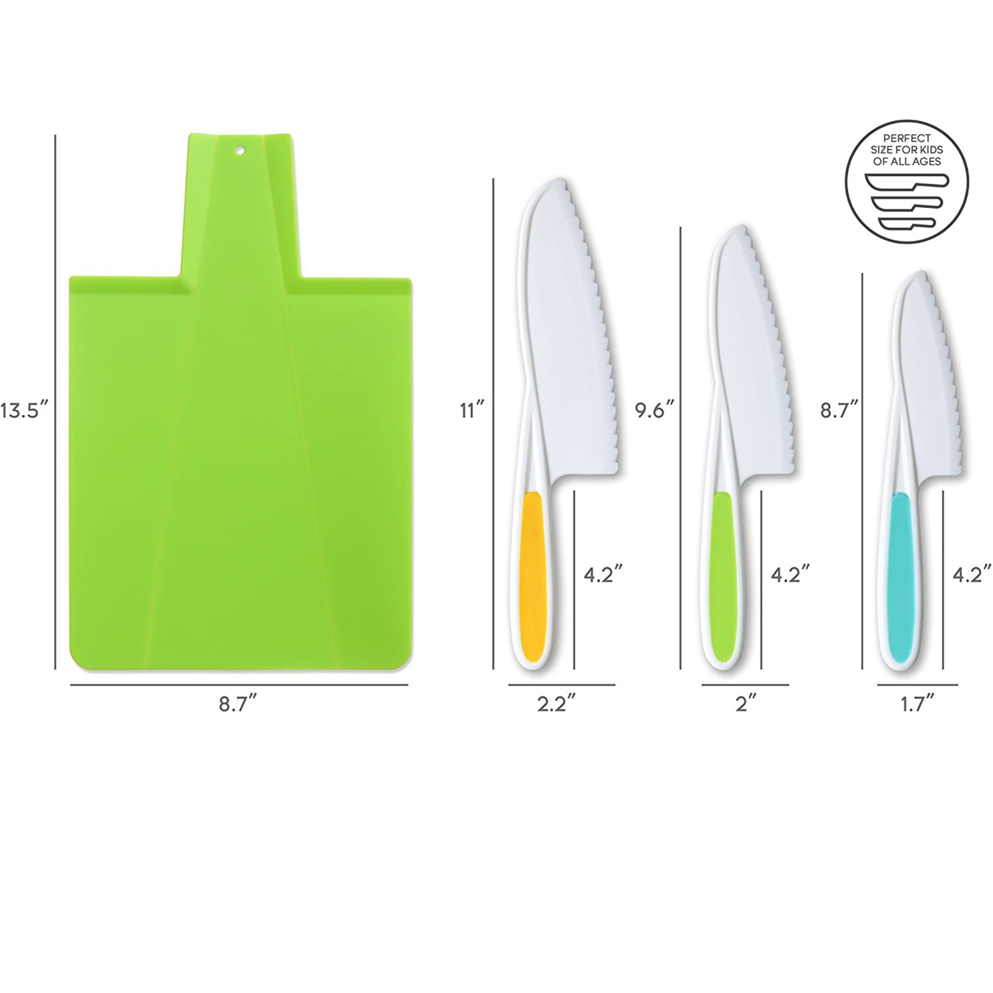 Tovla Jr - Wholesale Knife Set - Kids' Knives and Foldable Cutting Board Set3