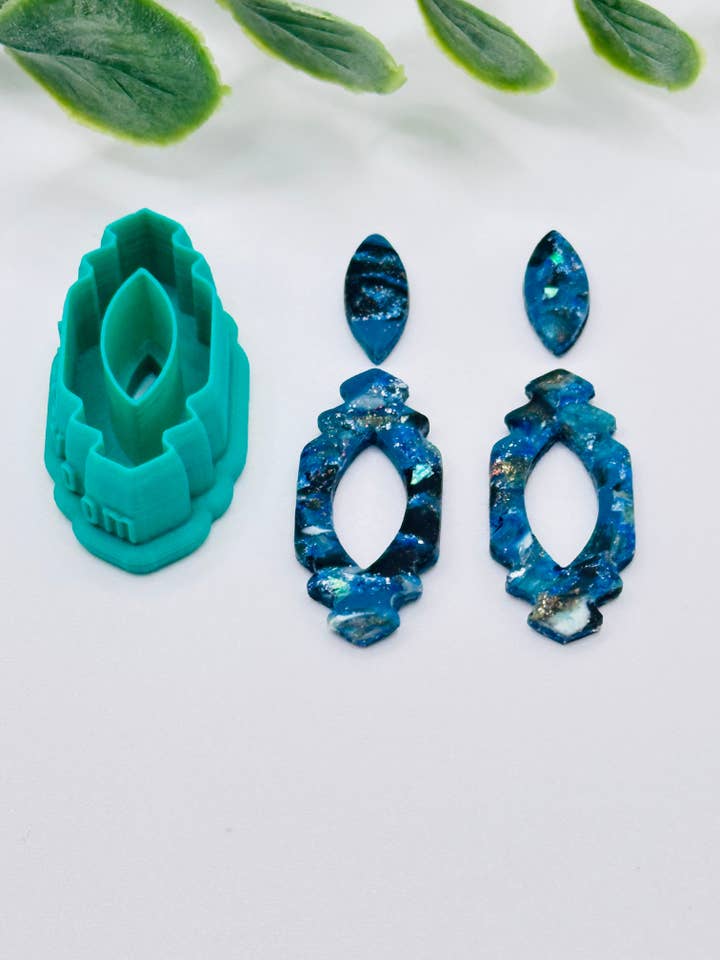 Aztec Hoop Polymer Clay Cutter for wholesale by CaliLu Clay Co.