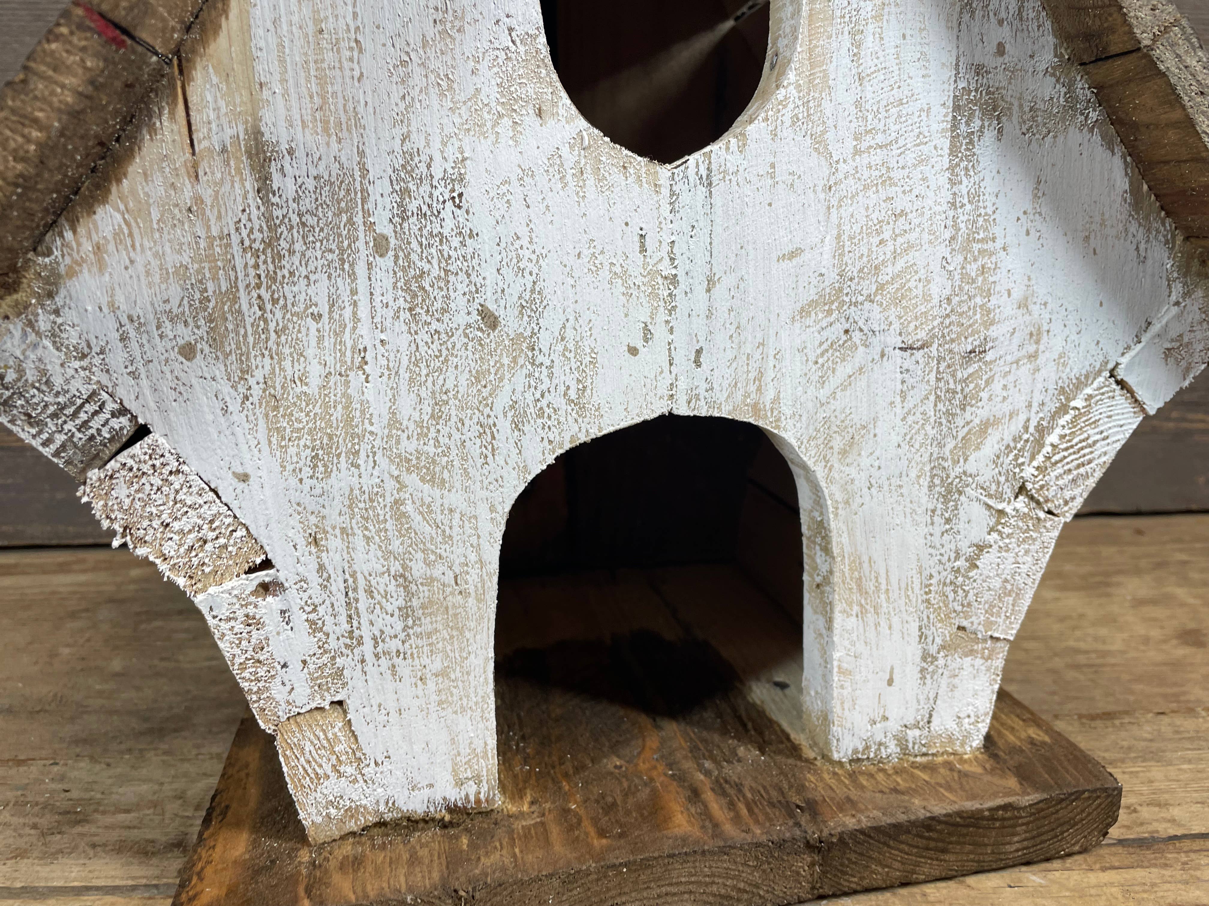 My Amigos Imports - Wholesale Bird House - Kilcher Bird House-Farmhouse-Wood-15x16H in-Yard Art-Kilcher5