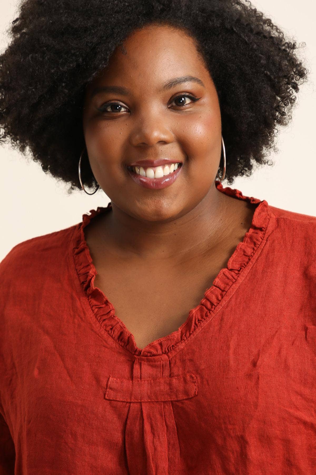 Lea & Luc - Grandes Tailles – Túnica - Mulher por atacado – Túnica de linho plus size com caimento solto18