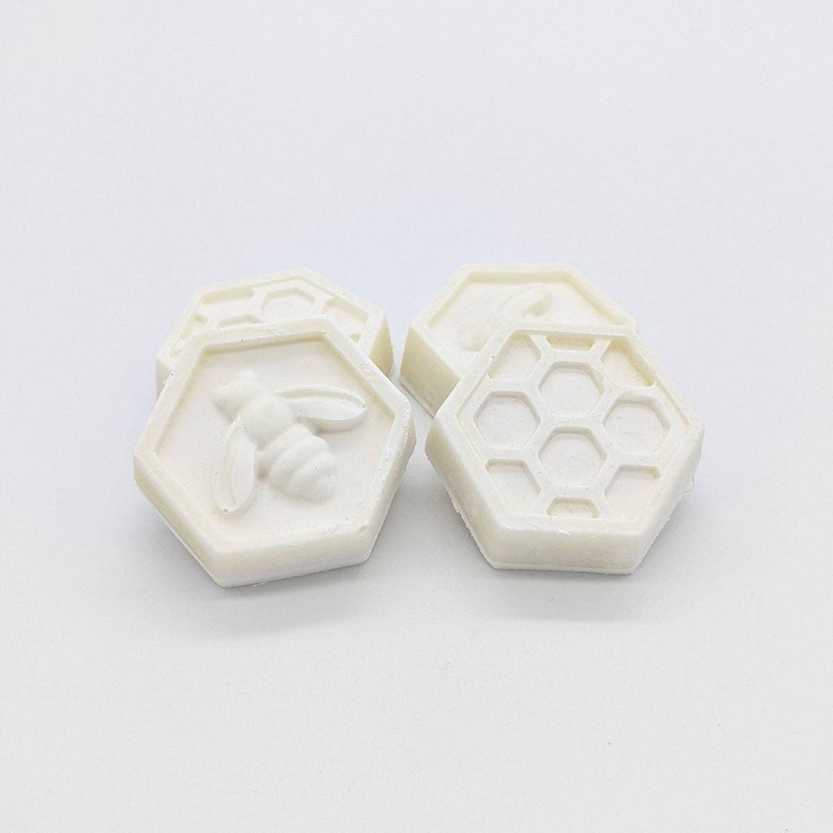 Hyssop Beauty Apothecary - Wholesale Bar Soap - Organic Castile Soap Mini (Honeycomb/Bee) - Unscented