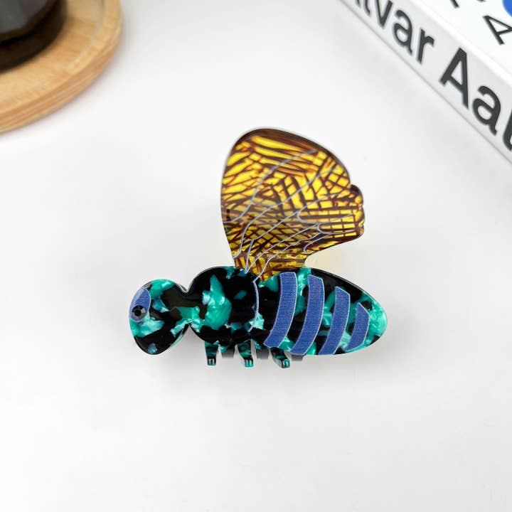 TheDivaSoap - Wholesale Hair Clip - Women's - Cute Acetate Bee Hair Claw