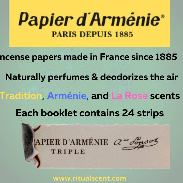 Ritual Scent – Engroshandel Røgelse – Papier d'Arménie French Røgelse papir hæfter (darmenie)10