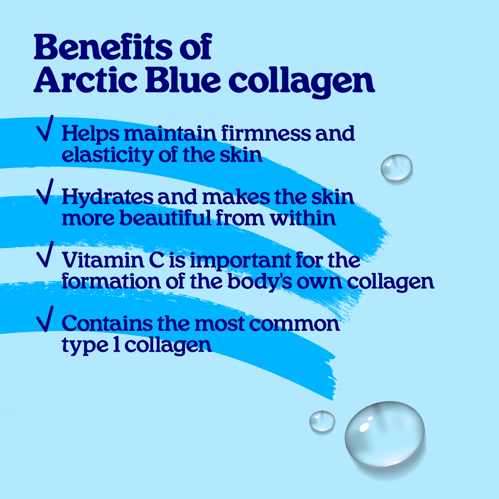 Arctic Blue - Wholesale Oral Supplement/Vitamin - Fish Collagen Powder Strawberry Flavour and Vitamin C - MSC (150g)4