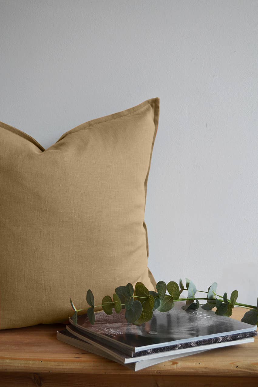 Linen Way Inc. - Wholesale Throw Pillow Cover - Katrina Linen Pillow Cover - Available in 7 Colors0