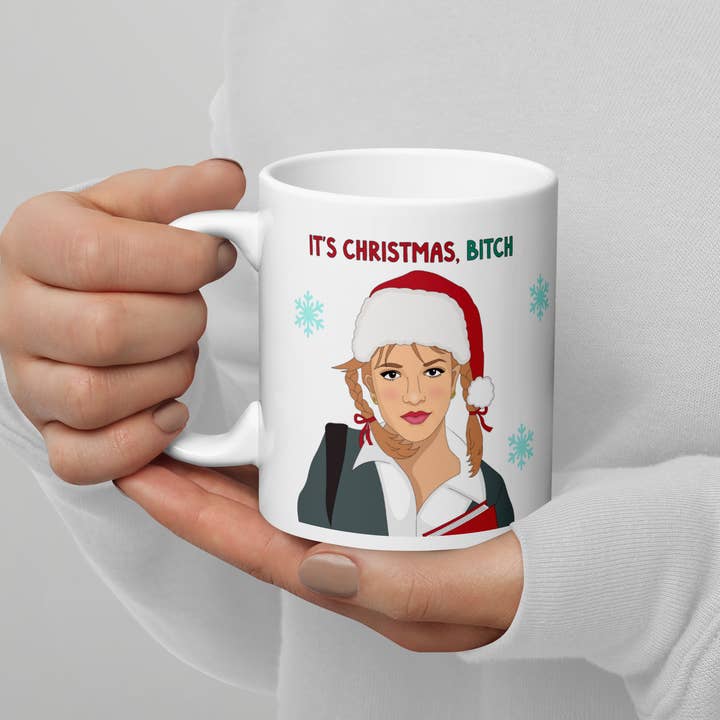 Poppermost Prints - Wholesale Coffee Mug - Britney Christmas Mug4